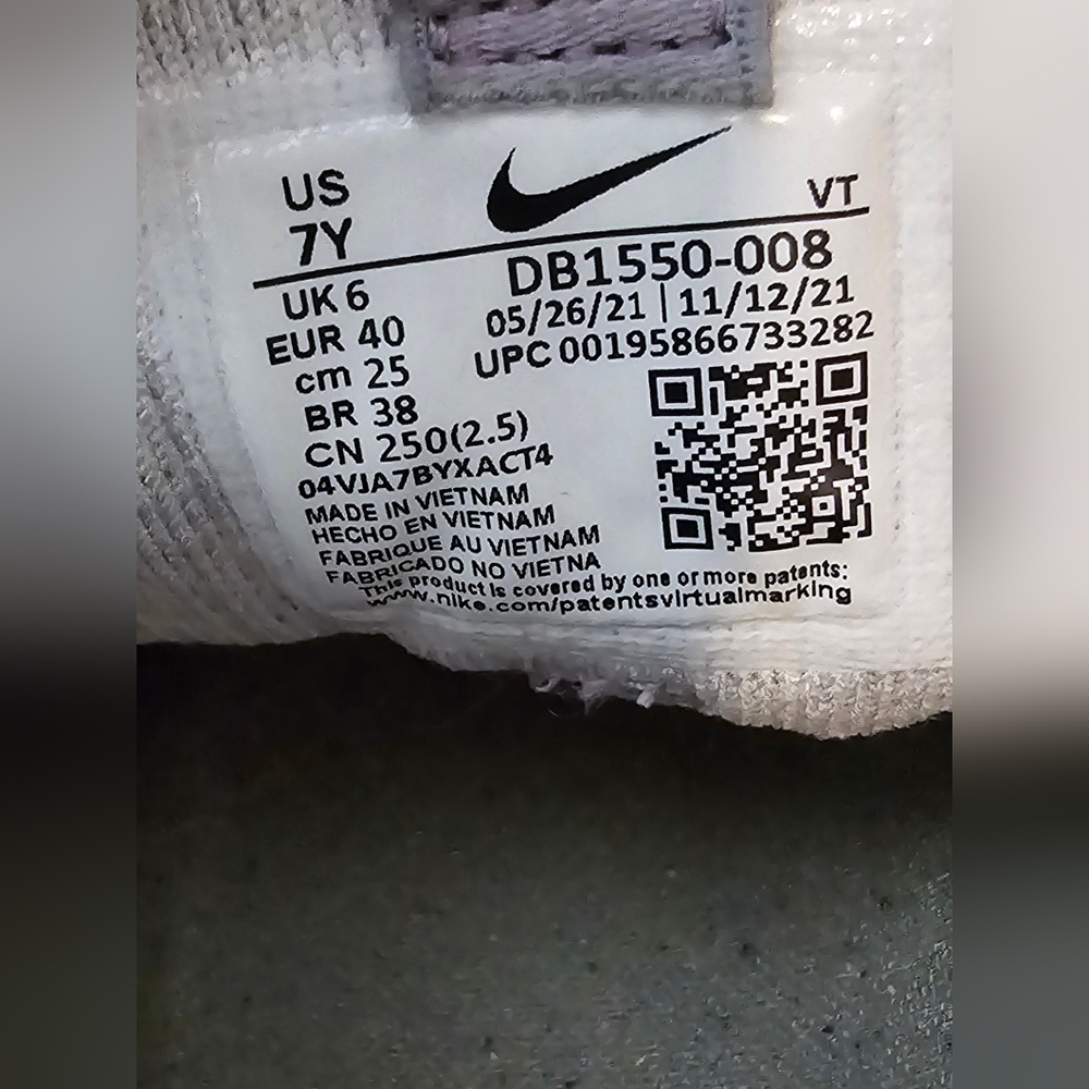 NIKE AIR VAPORMAX FLYKNIT 2021 ☆ Platinum Mint ☆ Size 7 Youth or 8.5 US Womens - Picture 5 of 9